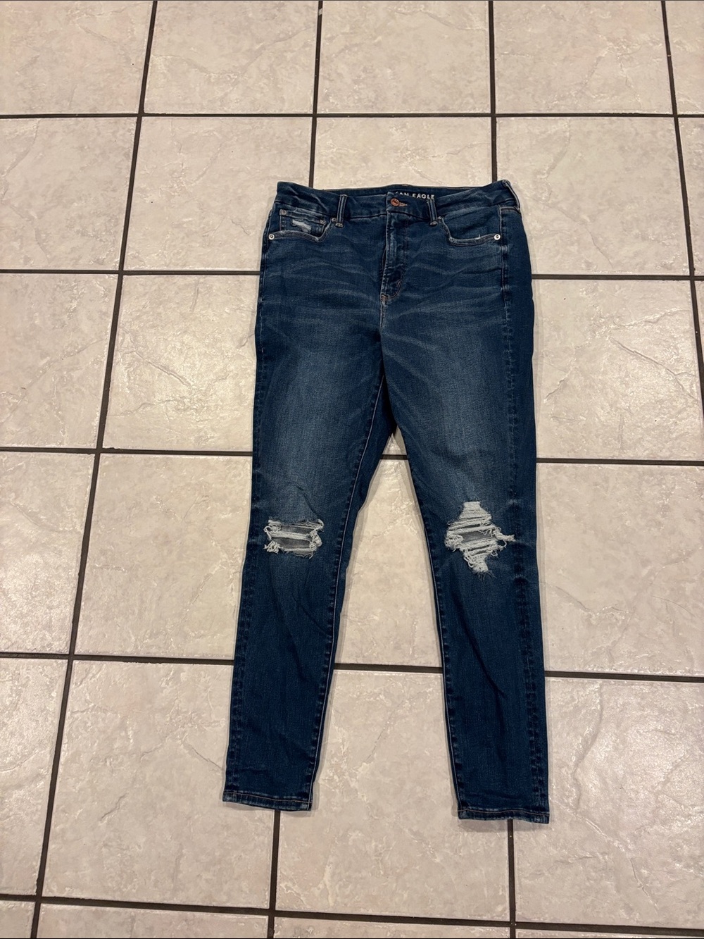 American eagle luxe super high rise stretch jegging size 14